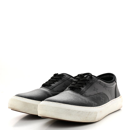 Louis Vuitton Monogram Eclipse Mens Trocadero Richelieu Sneakers 8 3 of 9