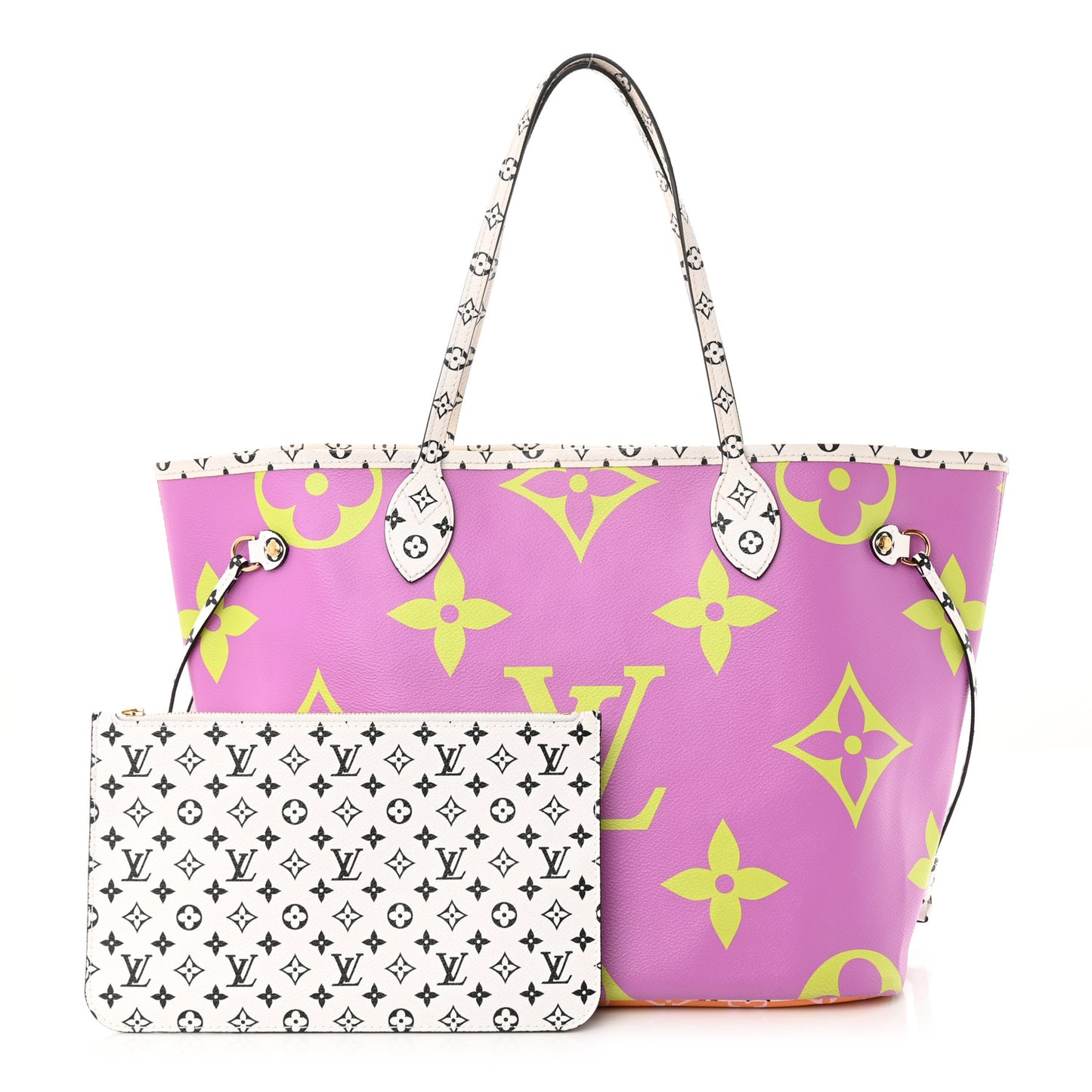 Monogram Giant Neverfull MM Pink Lilac