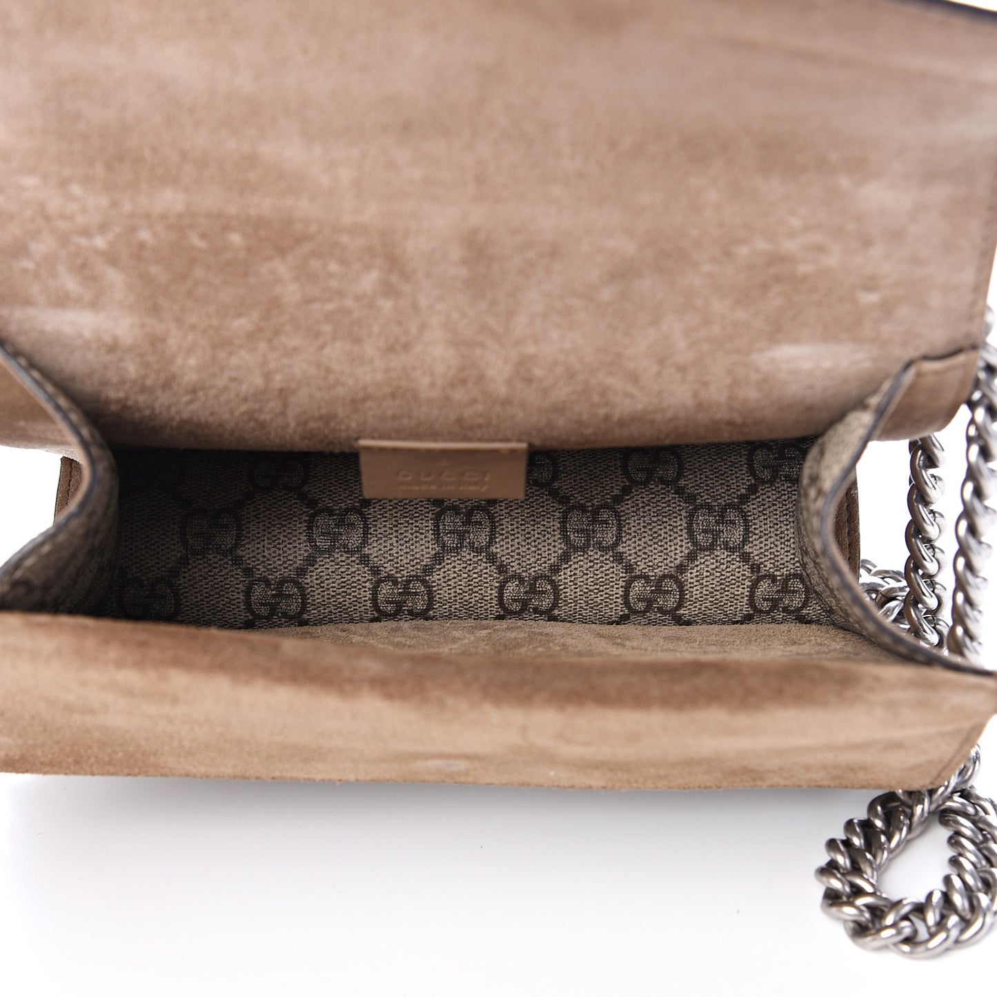 GG Supreme Monogram Mini Dionysus Shoulder Bag Taupe