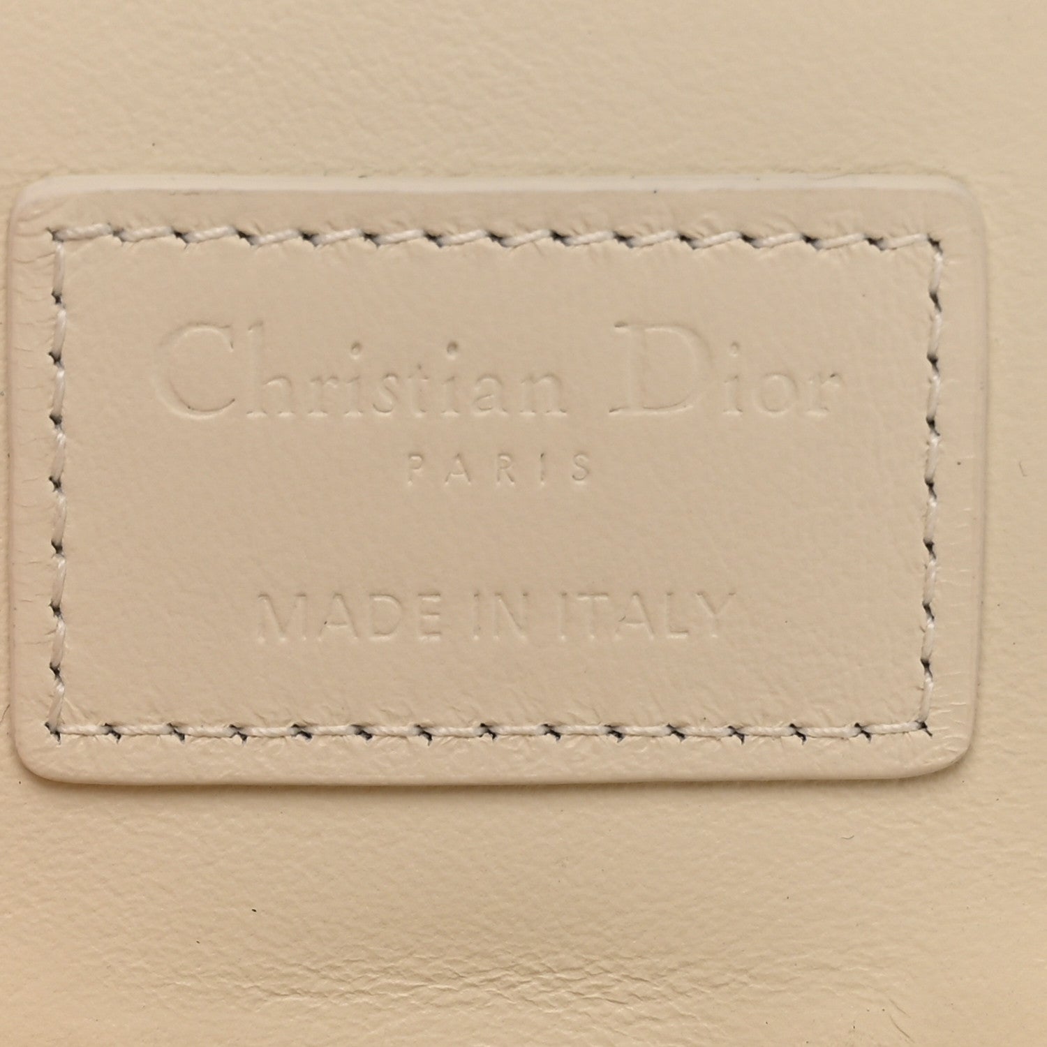 Christian Dior Patent Cannage Cube Wristlet Latte 3 of 9