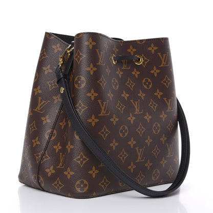 Louis Vuitton Monogram Neonoe MM Black 3 of 8