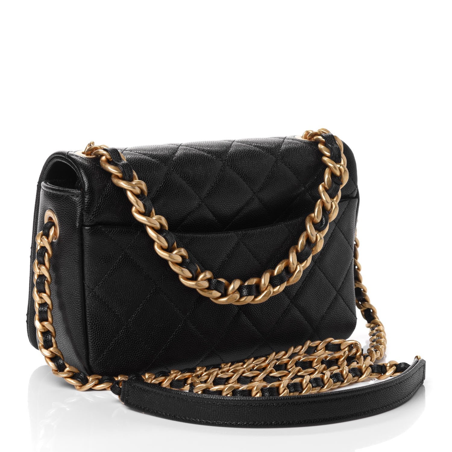Chanel Caviar Quilted Small Fashion Therapy Flap Bag Black 2 of 4