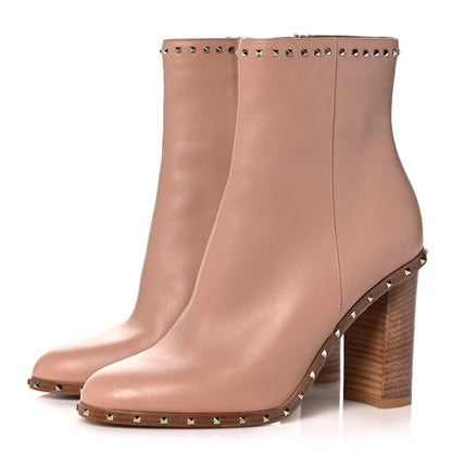 Valentino Garavani Nappa Soul Rockstud 90mm Ankle Boots 39 Skin Sorbet 3 of 12