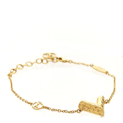 Louis Vuitton Essential V Guilloche Bracelet Gold 1 of 5