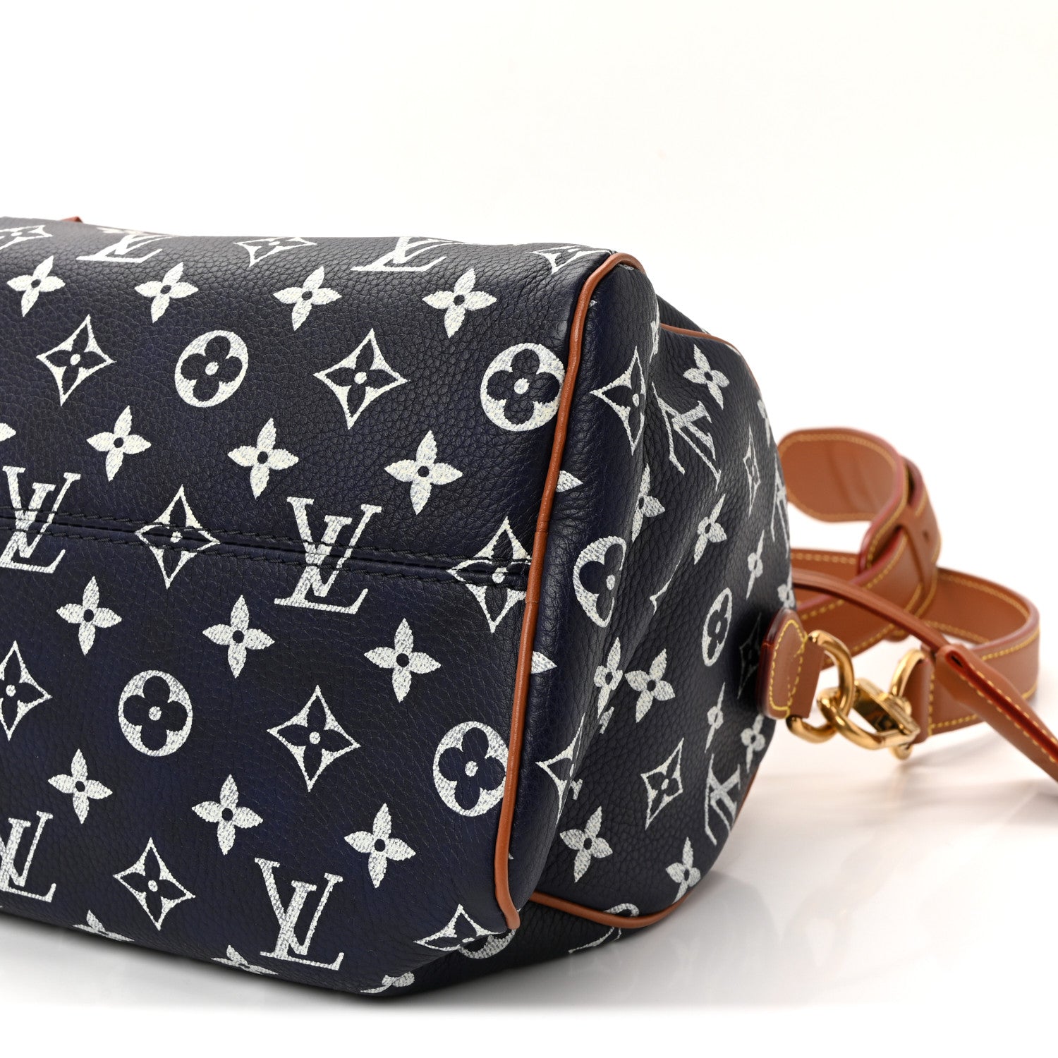Louis Vuitton Calfskin Monogram Speedy P9 Bandouliere 25 Indigo 18 of 18