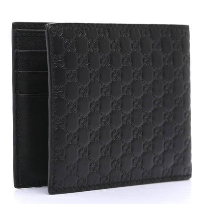 Gucci Microguccissima Bi-Fold Wallet Black 3 of 7