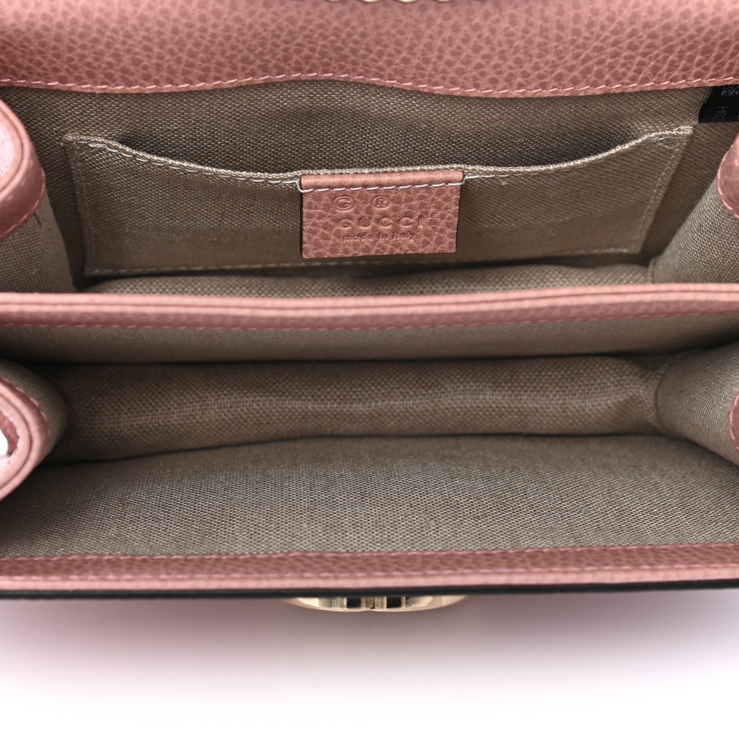 Gucci Dollar Calfskin Small Interlocking G Shoulder Bag Soft Pink 5 of 9