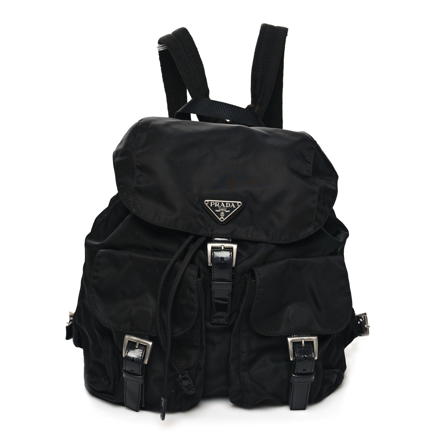 Nylon Vela Medium Backpack Black