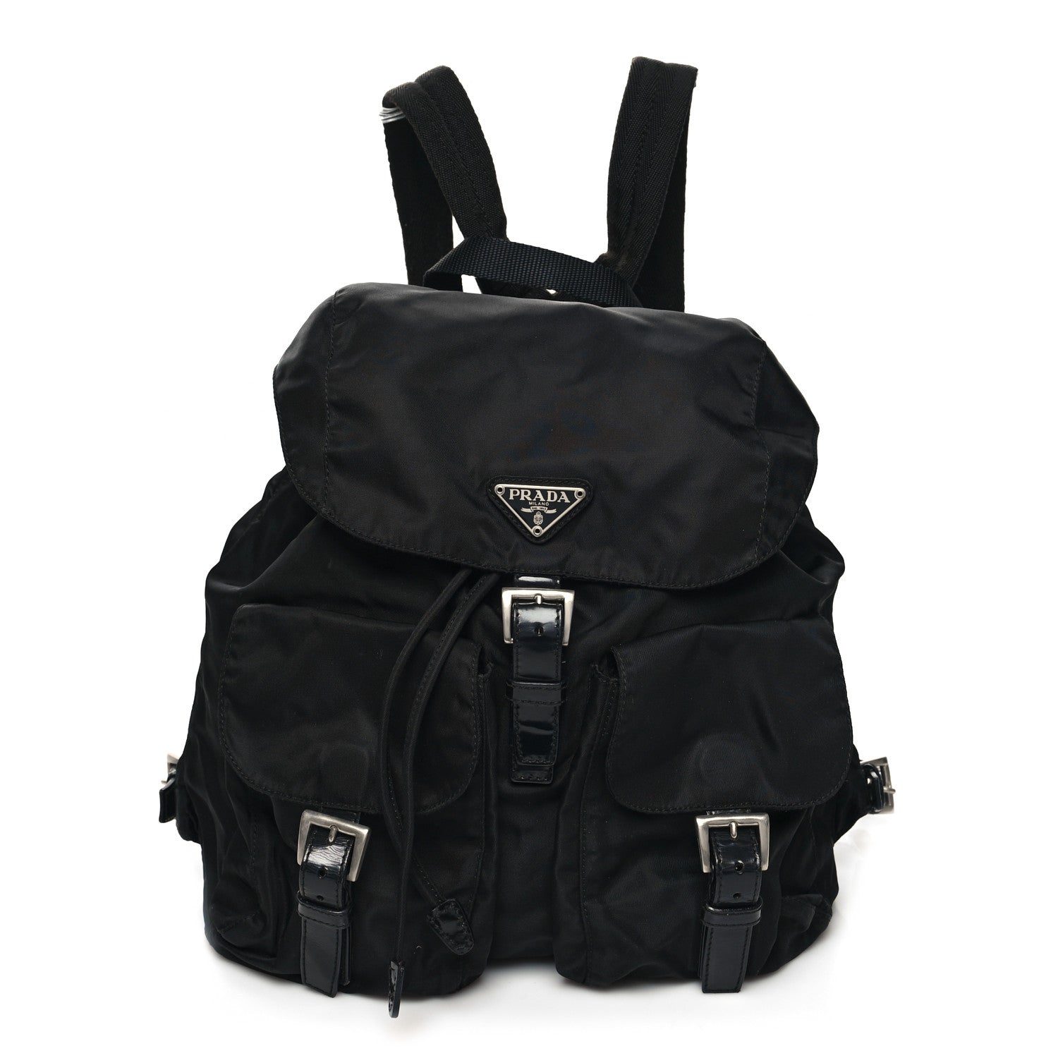 Prada Nylon Vela Medium Backpack Black 1 of 11