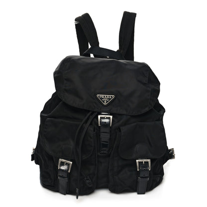 Prada Nylon Vela Medium Backpack Black 1 of 11