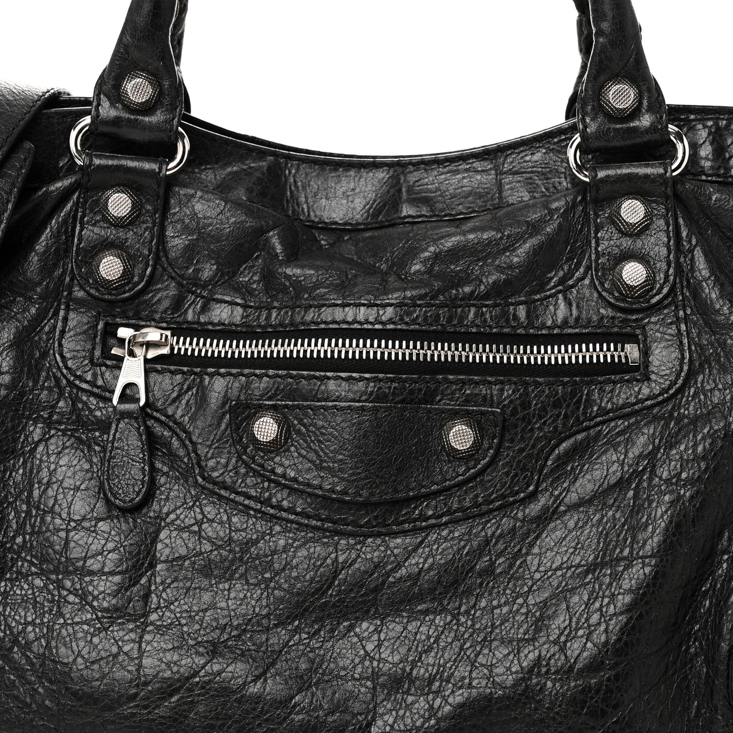 Agneau Giant 12 Silver Hardware City Black