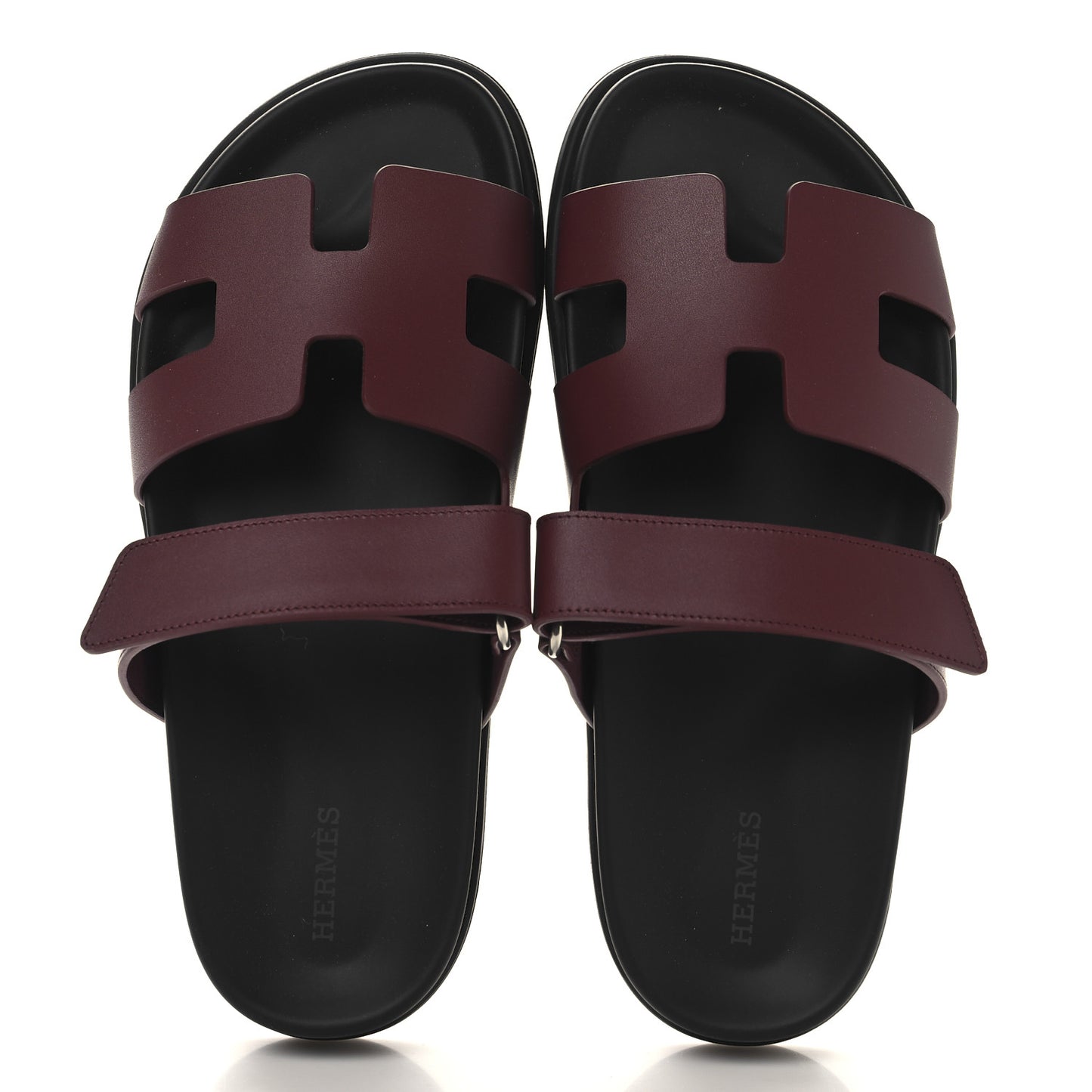 Calfskin Womens Chypre Sandals 38.5 Rouge H