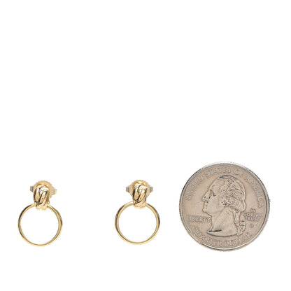 Tiffany 18K Yellow Gold Mini Paloma Picasso Melody Hoop Earrings 2 of 5