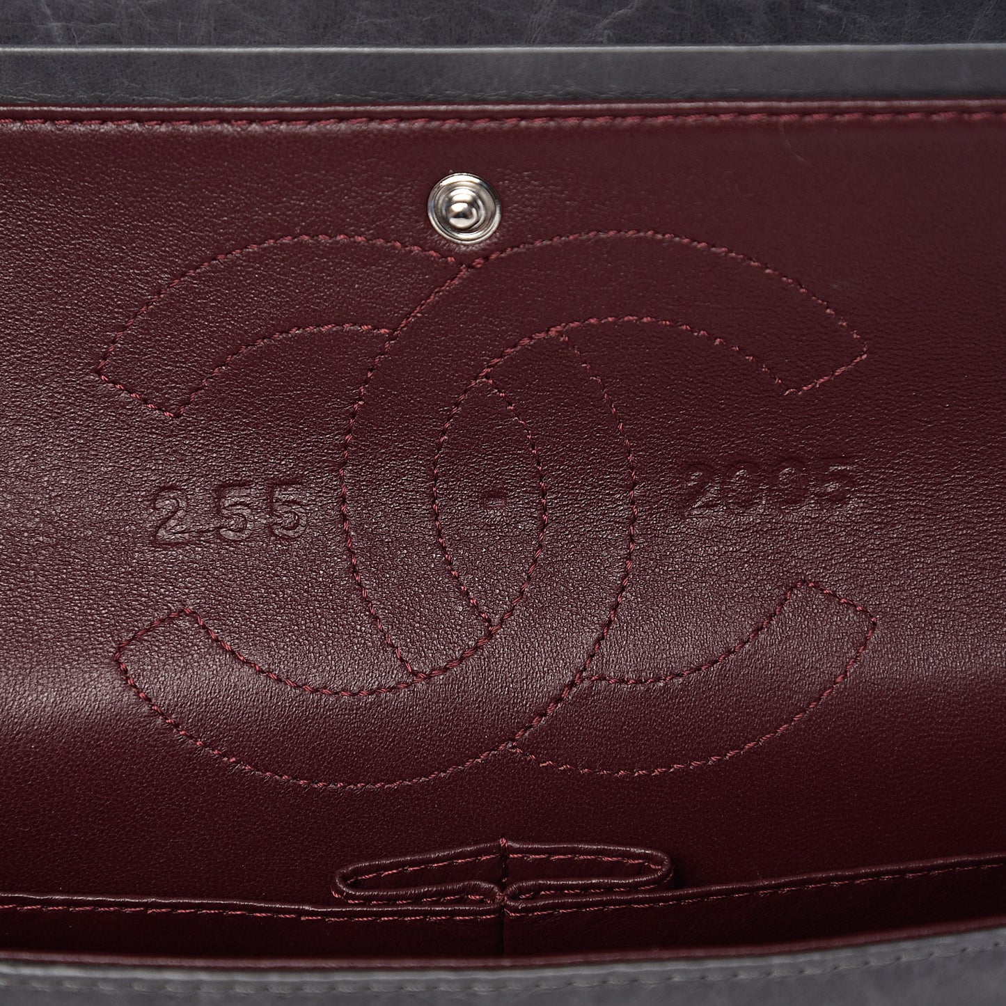 Aged Calfskin Quilted 50th Anniversary 2.55 Reissue 225 Flap Gris