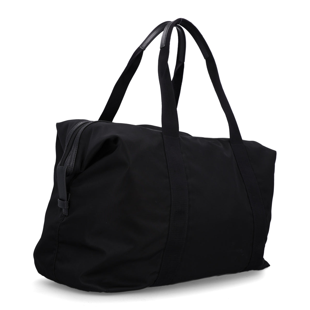 Prada Re-Nylon Saffiano Duffle Bag Black 2 of 10