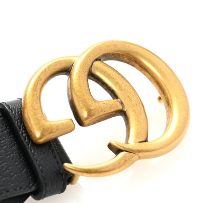 Gucci Textured Calfskin Double G 40mm Belt 85 34 Black 7 of 9