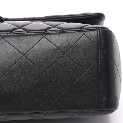 Chanel Lambskin Quilted Maxi Single Flap Black 11 of 16