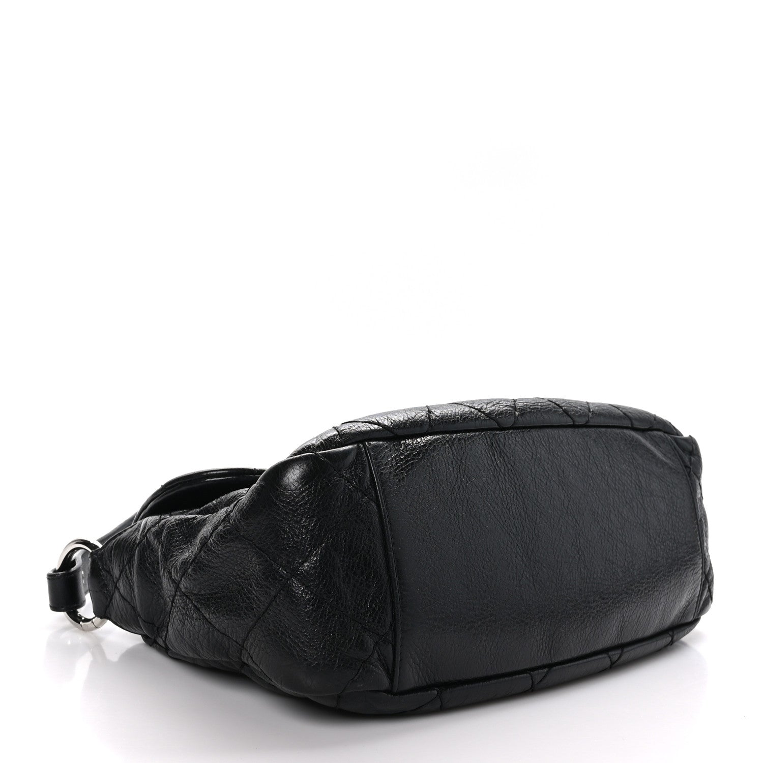 Chanel Glazed Calfskin Stitched On The Road Flap Black 4 of 12