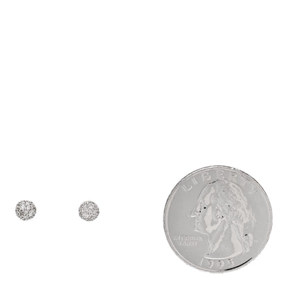 David Yurman 18K Yellow Gold Petite Pave Stud Earrings 2 of 6