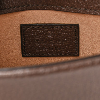Gucci Monogram Jumbo GG Textured Dollar Calfskin Super Mini Dionysus Shoulder Bag Camel Ebony New Acero 5 of 8
