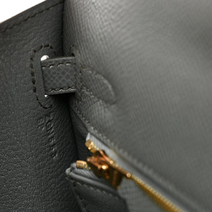 Hermes Epsom Kelly Sellier 25 Vert Amande 7 of 11