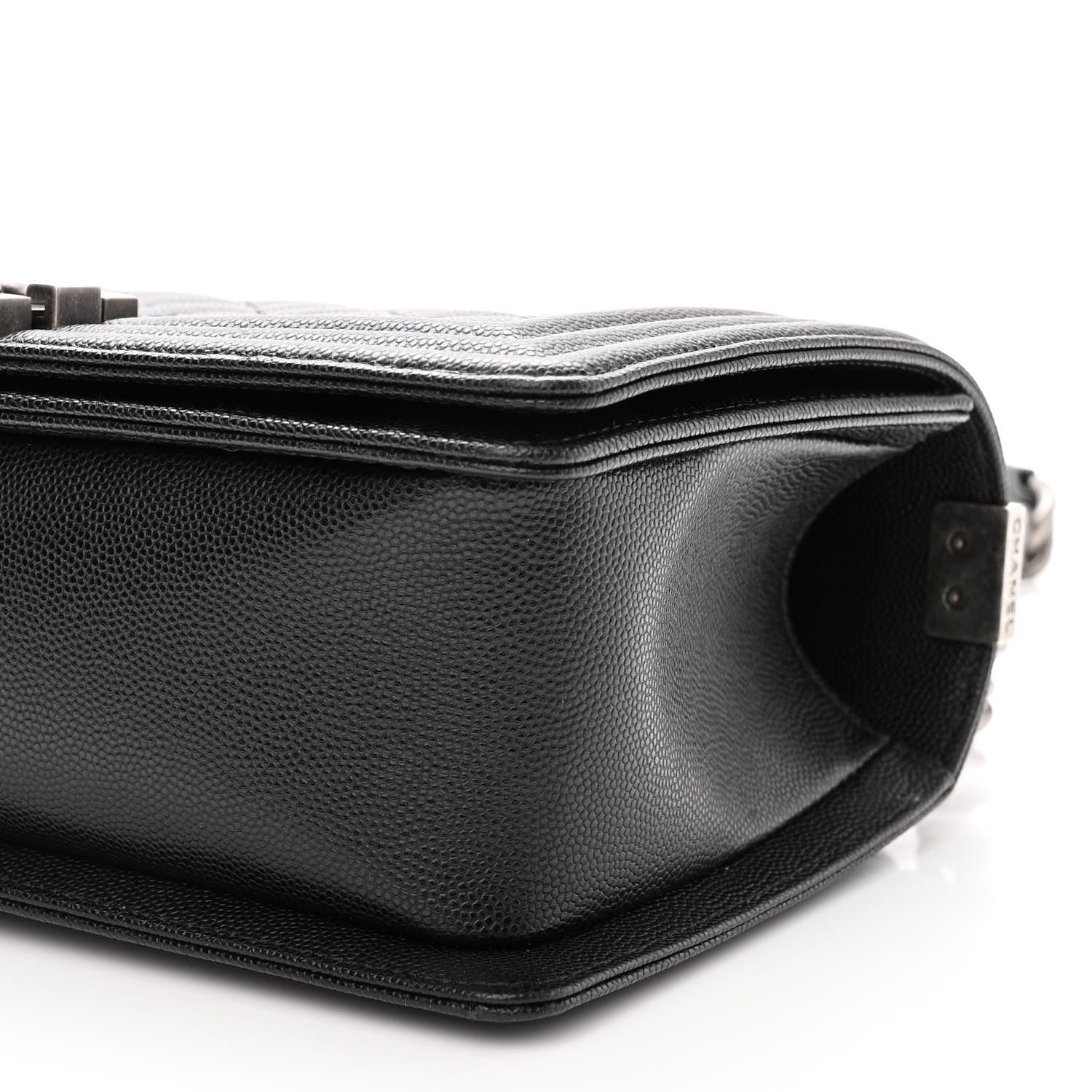 Chanel Caviar Quilted Medium Boy Flap Black 10 of 10