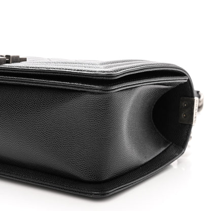 Chanel Caviar Quilted Medium Boy Flap Black 10 of 10