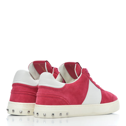 Valentino Garavani Suede Flycrew Sneakers 37 Pink 4 of 17