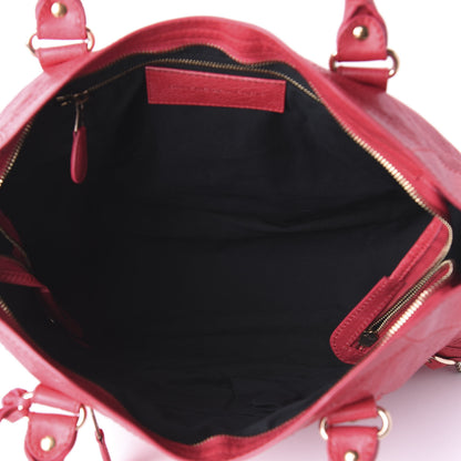 Balenciaga Agneau Giant 12 Rose Gold Hardware City Rose Thulian 4 of 9