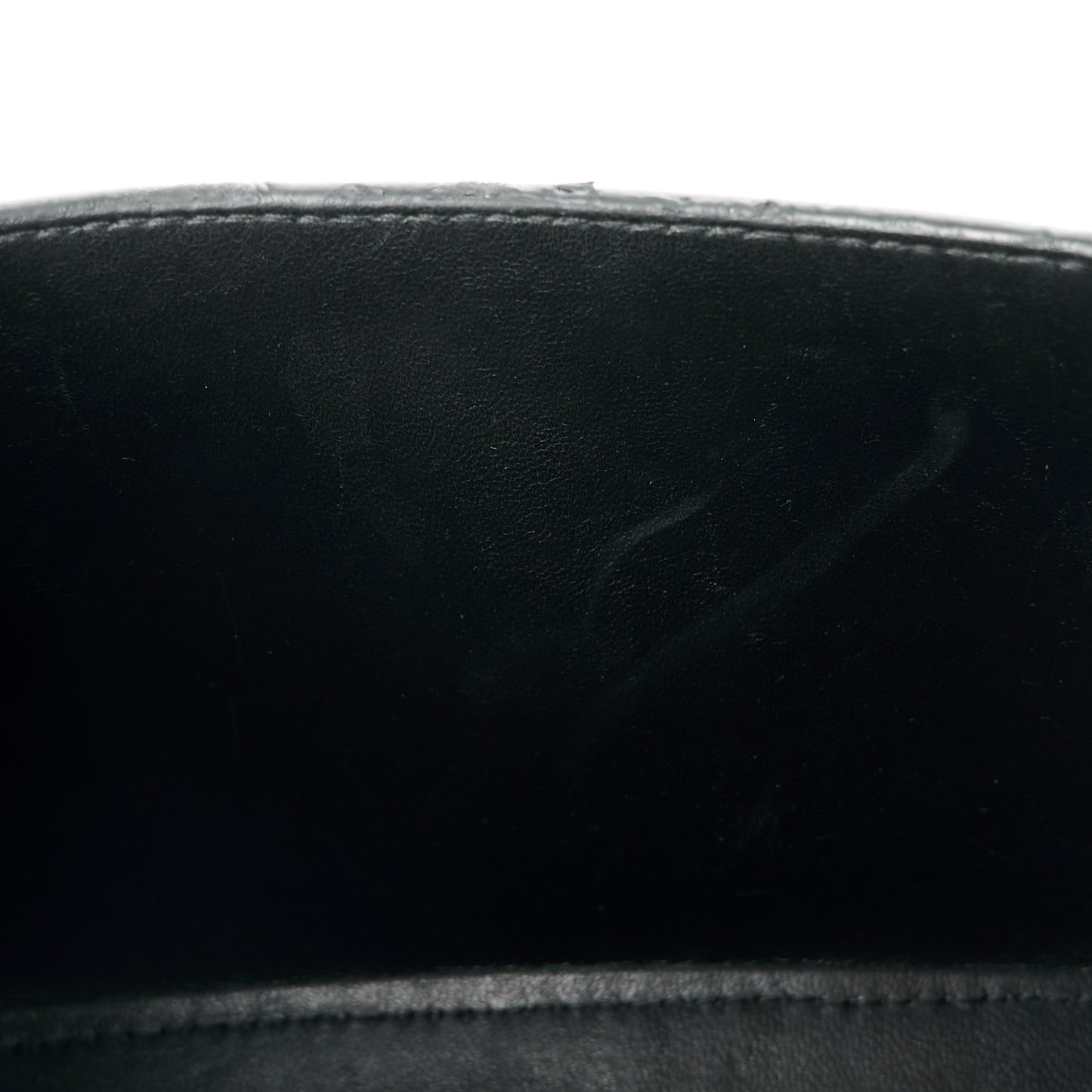 Shiny Calfskin Crocodile Embossed Small Hourglass Top Handle Bag Black