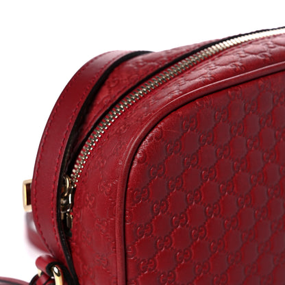 Gucci Microguccissima Mini Bree Messenger Bag Red 29 of 39