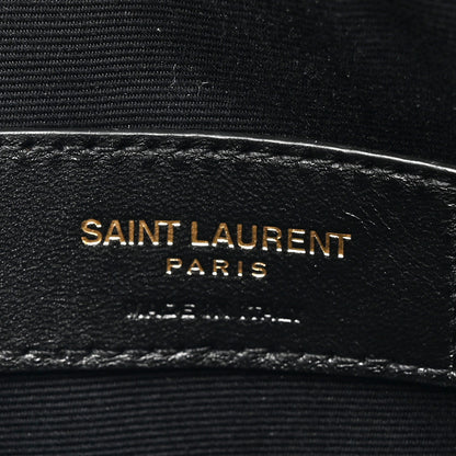 Saint Laurent Grain De Poudre Uptown Pouch Dark Beige 7 of 9