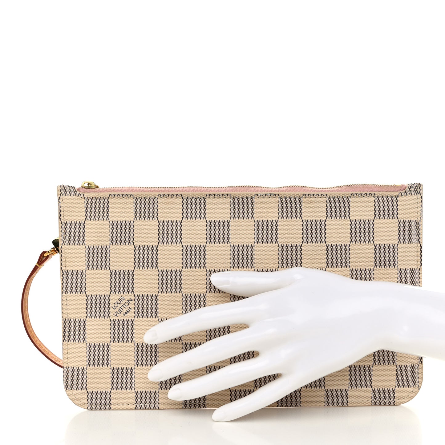 Damier Azur Neverfull MM GM Pochette Rose Ballerine