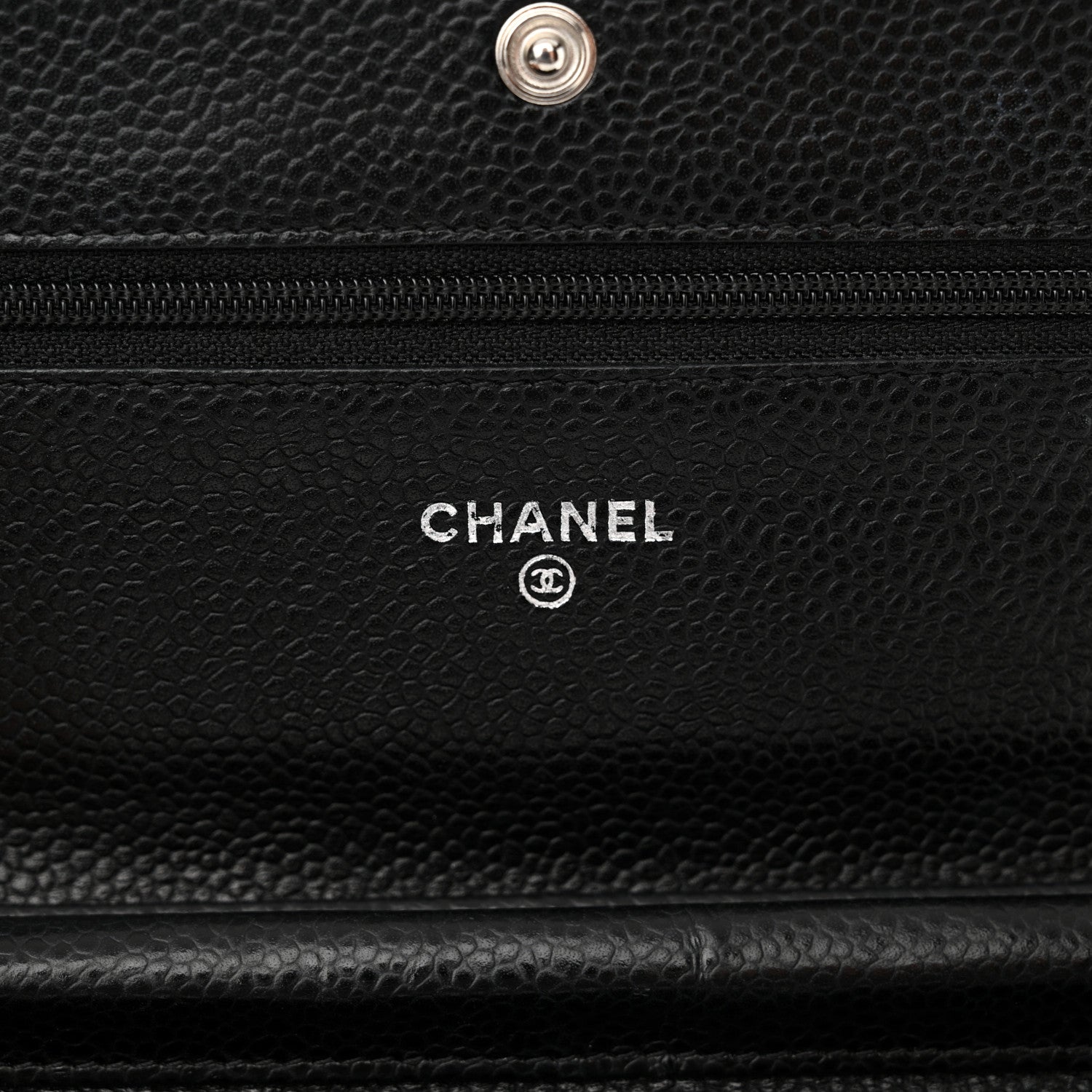 Chanel Caviar Quilted Wallet on Chain WOC Black 6 of 15