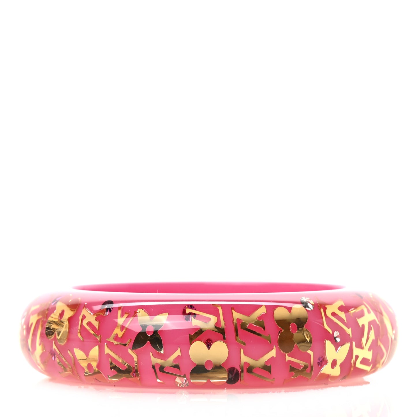 Resin Swarovski Medium Inclusion Bracelet GM Rose Pop