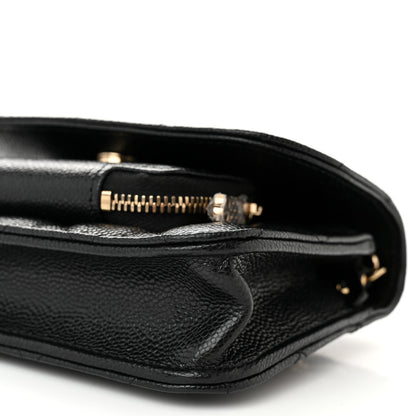 Chanel Caviar Quilted Business Affinity Clutch With Chain Black 11 of 11