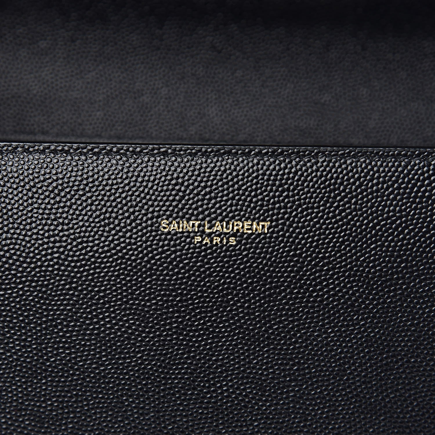 Saint Laurent Grain de Poudre Medium Classic Monogram Cassandra Top Handle Black Rouge Legion 6 of 10