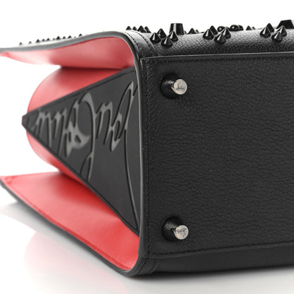 Christian Louboutin Calfskin Spikes Medium Paloma Black 6 of 7