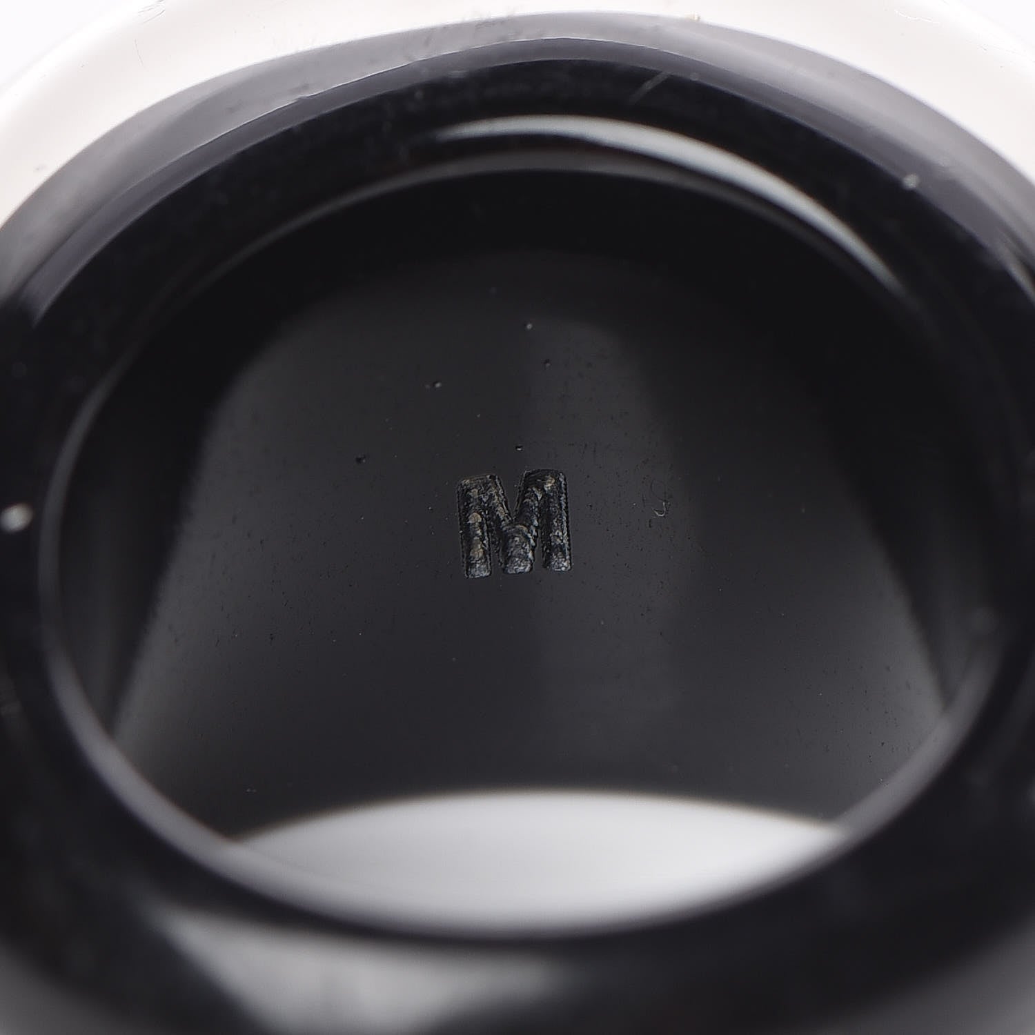 Louis Vuitton Resin Swarovski Crystal Inclusion Ring M Black 5 of 5