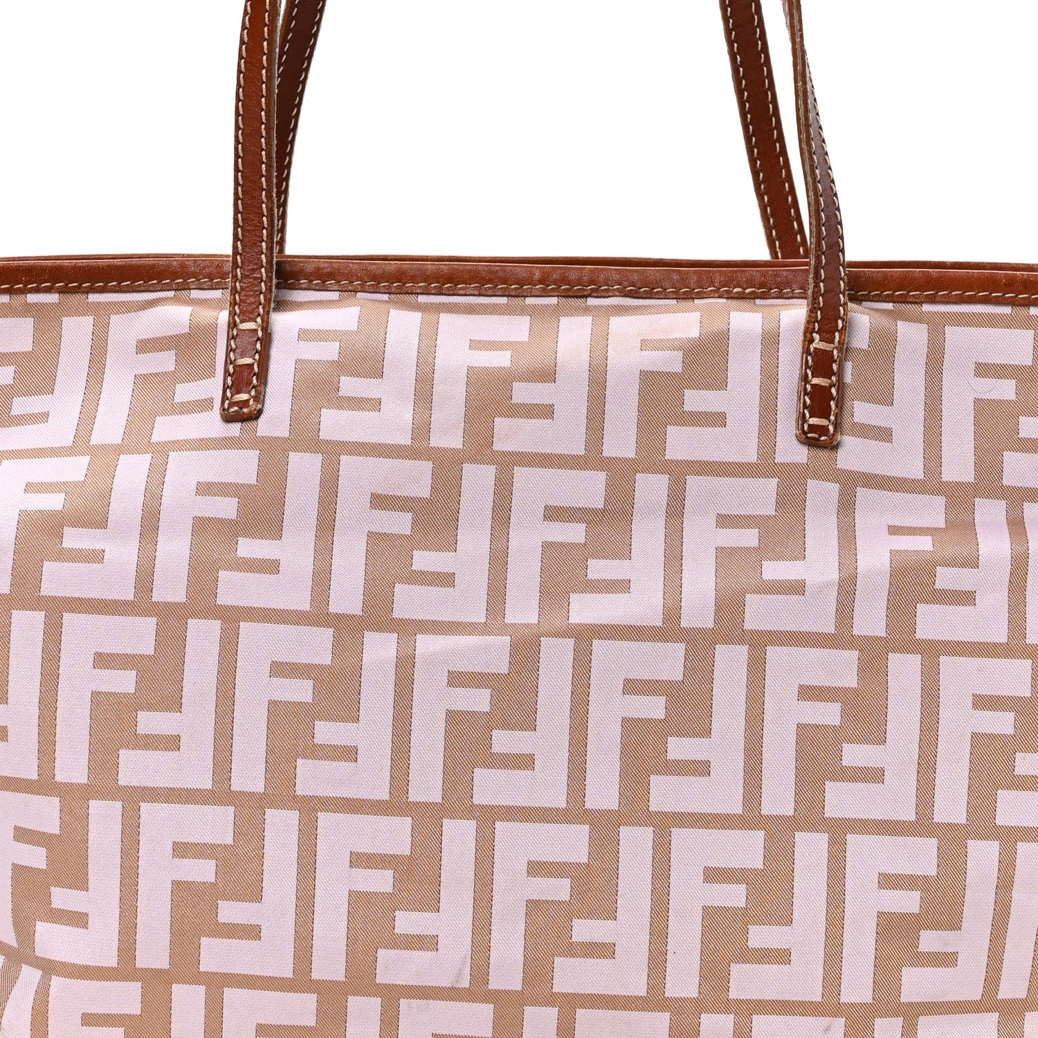 Fendi Zucca Roll Tote Beige Brown 1888942 – FASHIONPHILE