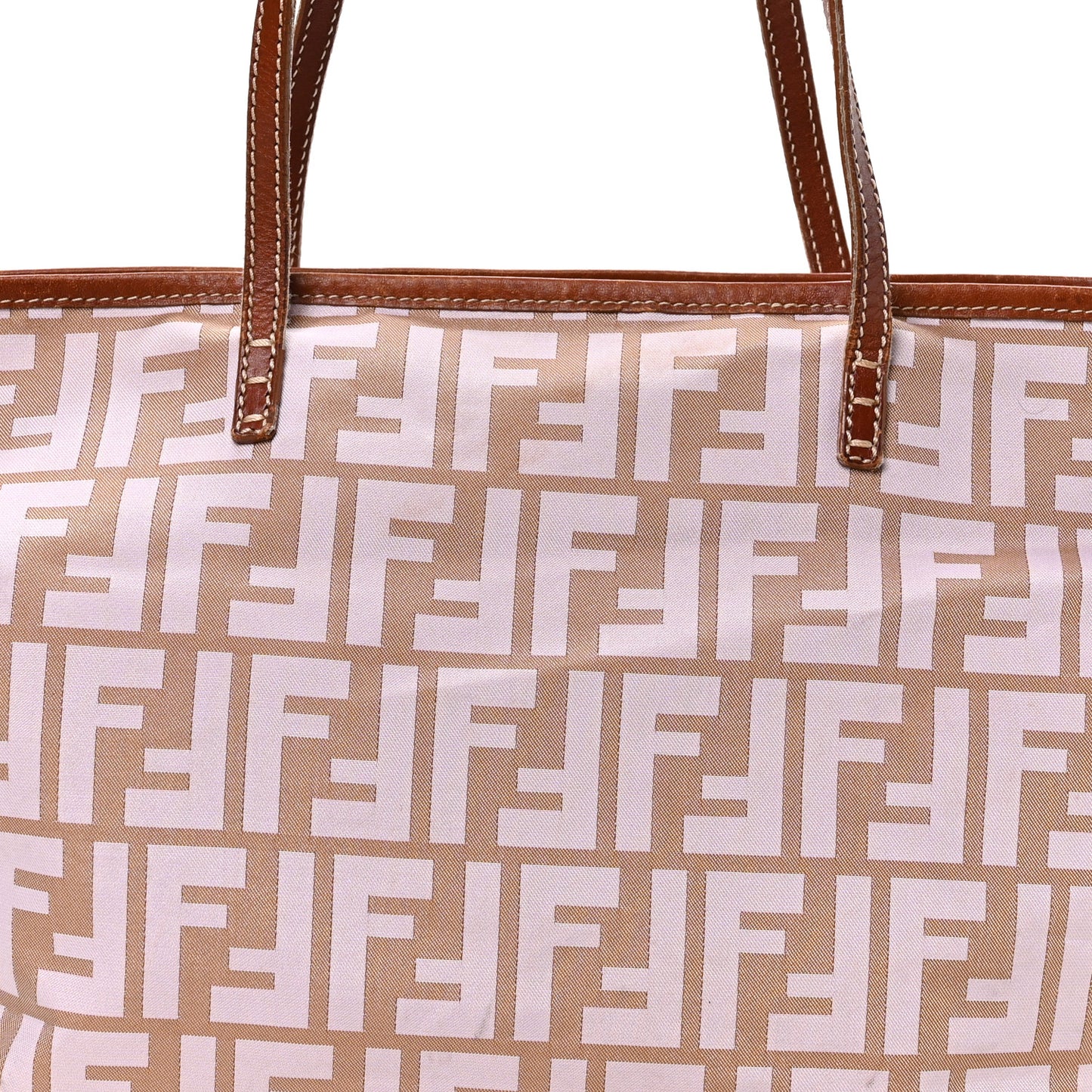 Zucca Roll Tote Beige Brown
