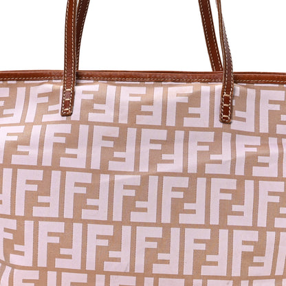 Fendi Zucca Roll Tote Beige Brown 8 of 10