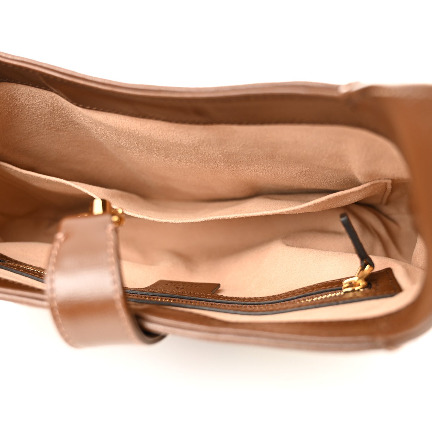 GG Supreme Monogram Azalea Calfskin Web Small Jackie 1961 Hobo Beige Ebony Brown Sugar