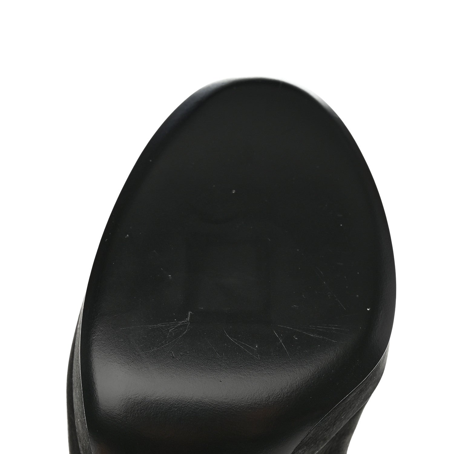 Chanel Suede Calfskin Cap Toe CC Pumps 39.5 Black 9 of 10