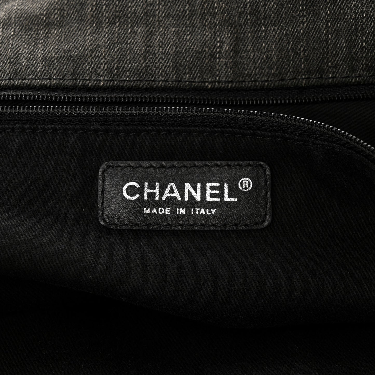 Denim Quilted XXL Reissue Flap Grey