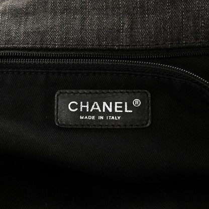 Chanel Denim Quilted XXL Reissue Flap Grey 6 of 12