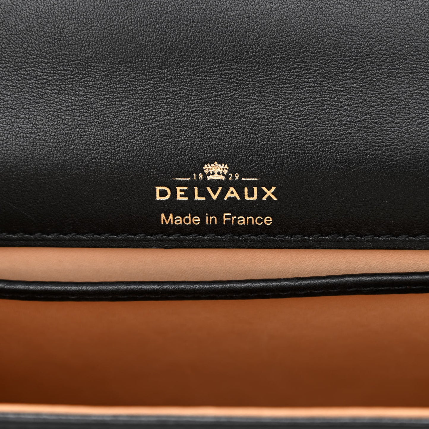 Smooth Calfskin Mini Tempete Satchel Black