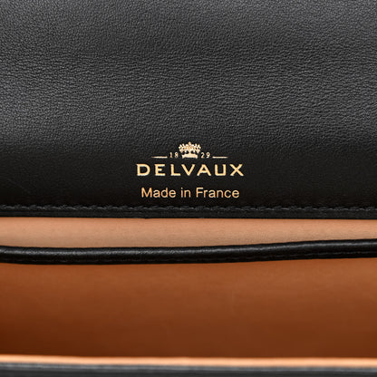 Delvaux Smooth Calfskin Mini Tempete Satchel Black 6 of 8