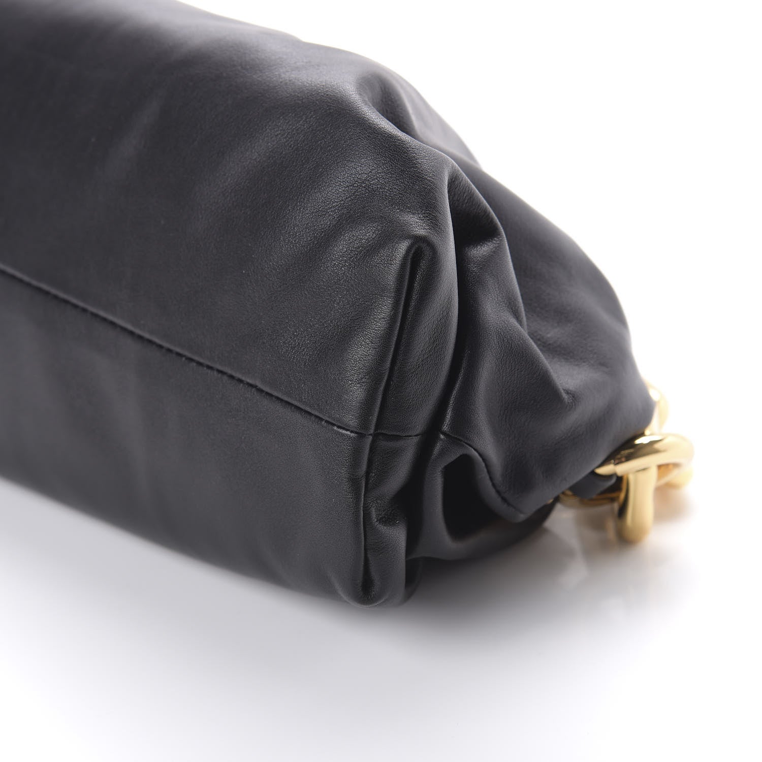 Bottega Veneta Calfskin The Pouch Chain Black 7 of 9