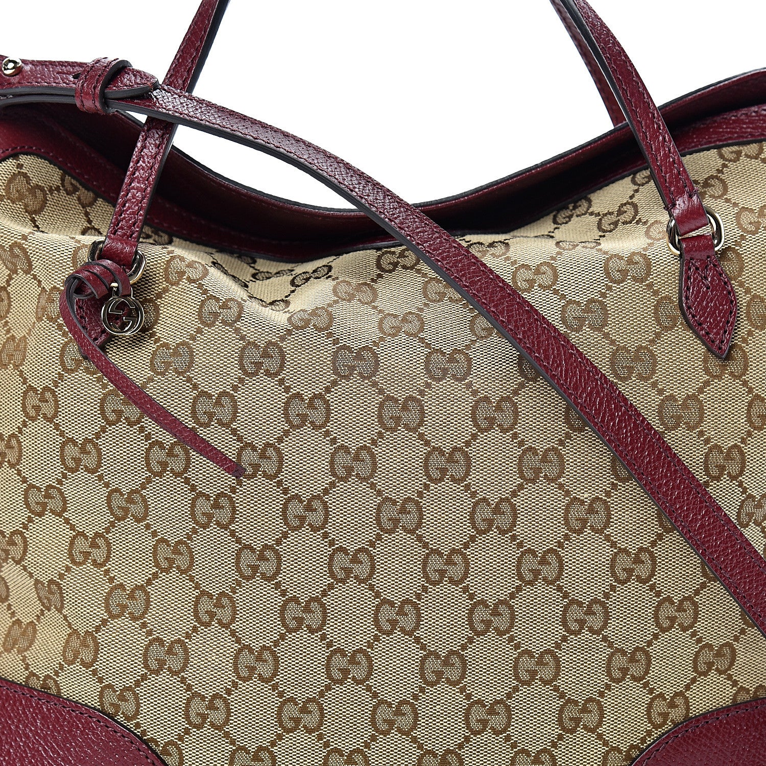 Gucci Monogram Medium Bree Foldover Tote Purple 7 of 11